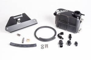 Ford Mustang Coolant Tank Kit - Radium Engineering - two chamber design with crossover passages - `11-`14